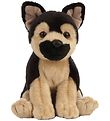 Living Nature Bamse - 17x7 cm - Schæferhunde Hvalp - Sort/Brun