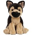 Living Nature Bamse - 17x7 cm - Schferhunde Hvalp - Sort/Brun