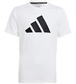 adidas Performance T-Shirt - U TR-ES Logo T - Hvid/Sort