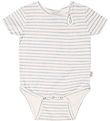 Petit Piao Body k/ - Printed - Pearl Blue/Offwhite