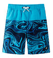 Reima Badeshorts - UV50+ - Papaija - Navy m. Print