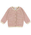 Müsli Cardigan - Strik - Baby - Berry Red