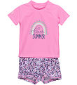 Color Kids Badest - Badebluse/Badebukser - Begonia Pink