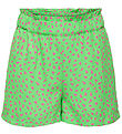 Kids Only Shorts - Paperbag - KogLino - Summer Green/Sugar Plum