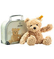 Steiff Bamse - 25 cm. - Jimmy Teddy  Bear - In Suitcase - Light