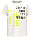 Name It T-shirt - NkmVux - White Alyssum m. Print
