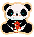 Djeco Puslespil - 9 Brikker - Træ - Panda
