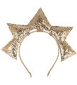 Meri Meri Hrbjle - Udkldning - Gold Puffy Star Headband