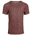 Rethinkit T-shirt - Carla - Rose Brown Flowers