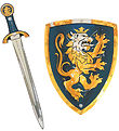 Liontouch Udklædning - Noble Knight-sæt - Sværd & Skjold - Blå