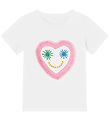 Stella McCartney Kids T-shirt - Hvid m. Hjerte