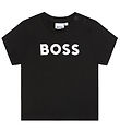 BOSS T-shirt - Sort m. Hvid