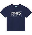 Kenzo T-shirt - Navy m. Hvid