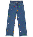 The New Jeans - TnDania Star Wide - Medium Blue m. Stjerner