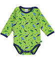 Freds World Body l/ - Dinosaur - Lime/Happy Blue/Deep Blue