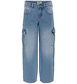 Kids Only Cargobukser - Noos - KogHarmony - Light Blue Denim