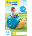 Playmobil 1.2.3 - Sneglevippe m. Raslefunktion - 2 dele - 71322