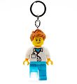 LEGO® Nøglering m. Lommelygte - LEGO® Male Doctor