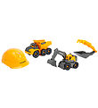 Dickie Toys Arbejdsbiler-st - Construction Team - Lys/Lyd