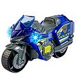 Dickie Toys Motorcykel - Police Motorbike - Lys/Lyd