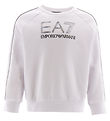 EA7 Sweatshirt - Hvid m. Slv