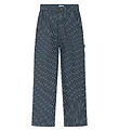 Grunt Jeans - Worker - Navy/Hvidstribet
