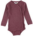 Joha Sl-om Body l/ - Rib - Uld/Silke - Bordeaux