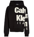 Calvin Klein Httetrje - Blown-up Logo - Sort/Off White