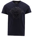 Versace T-shirt - Navy m. Logo