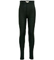 Minimalisma Leggings - Rib - Uld - Arona - Dark Green