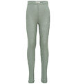 Minimalisma Leggings - Rib - Uld - Arona - Dusty Sage