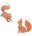 That's Mine Wallstickers - Foxes - Multi