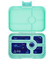 Yumbox Madkasse m. 5 Rum - Bento Tapas - Bali Aqua/Galaxy