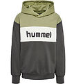 Hummel Hættetrøje - hmlMorten - Oil Green