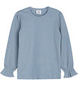 Hust and Claire Bluse - Rib - Amma - Blue Tint