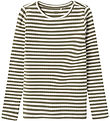 Name It Bluse - Noos - NkfSuraja - Deep Lichen Green/Stripe