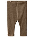 Wheat Leggings - Rib - Maddy - Grey Brown