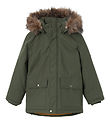 Name It Vinterjakke - NkmMarlin Parka - Climbing Ivy