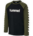 Hummel Bluse - hmlBOYS - Olive Night