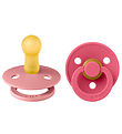 Bibs Colour Sutter - 2-pak - Str. 2 - Rund - Dusty Pink/Coral