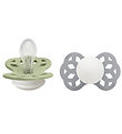 BIBS Infinity Natsutter - 2-pak - Str. 1 - Symmetrisk - Sage Glo