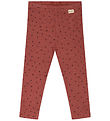 Petit Piao Leggings - Modal - Rib - Berry Dust/Dark Red