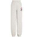 Tommy Hilfiger Sweatpants - Crest Varsity - New Light Grey Heath