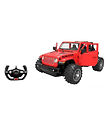 Rastar Fjernstyret Bil m. Lys - Jeep Wrangler Rubicon - 1:14