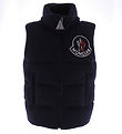 Moncler Dunvest m. Uld - Hariki - Navy