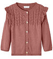 Name It Cardigan - Strik - NmfOmilla - Light Mahogany