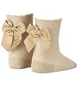 Condor Knæstrømper m. Sløjfe - Beige