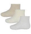 Condor Strømper - 3-pak - Frotté - Beige/Hvid