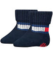 Tommy Hilfiger Strmper m. Antiskrid - 2-pak - Baby Flag - Tommy