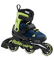 Rollerblade Rulleskjter - Microblade 3WD - Blue Royal/Lime